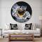 Designart - Heart Of Gold - Modern & Contemporary Metal Circle Wall Art
